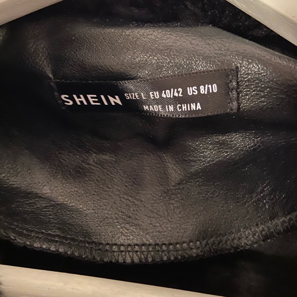 Shein leather jacket - Picture 2 of 3